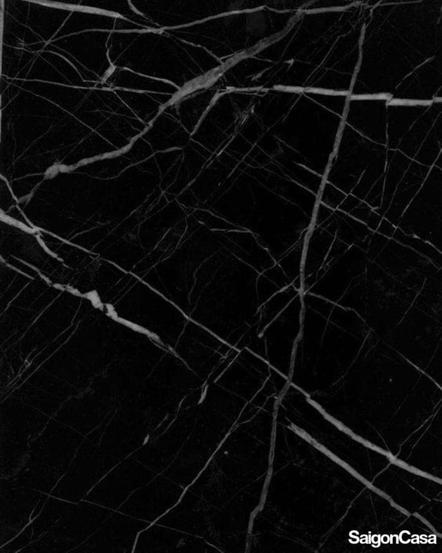 Đá Marble Nero Marquina