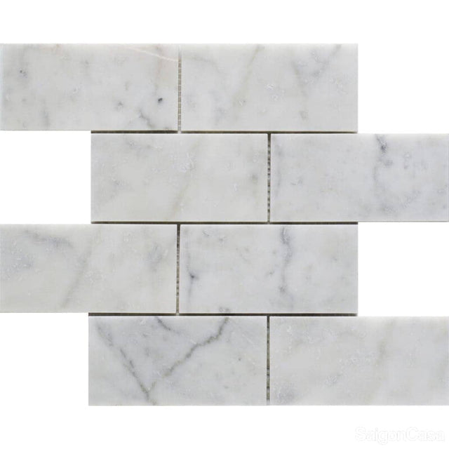 Đá Mosaic Marble Carrara