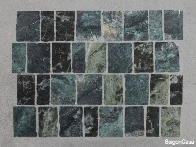 Mosaic Đá Marble Cắt Thô