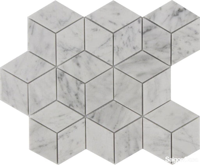 Mosaic Đá Marble Rhombus