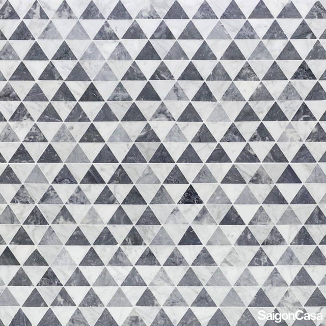 Mosaic Đá Marble Triangle Mix